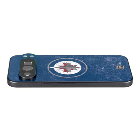 NHL Winnipeg Jets Distressed Logo Pixel 9 Pro XL Skin